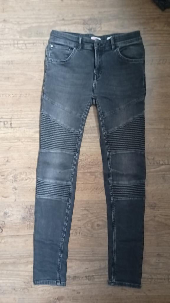 Jongens jeans grijs skinny 170 / 176, Kinderen en Baby's, Kinderkleding | Maat 170, Broek, Gebruikt, Coolcat, Ophalen of Verzenden