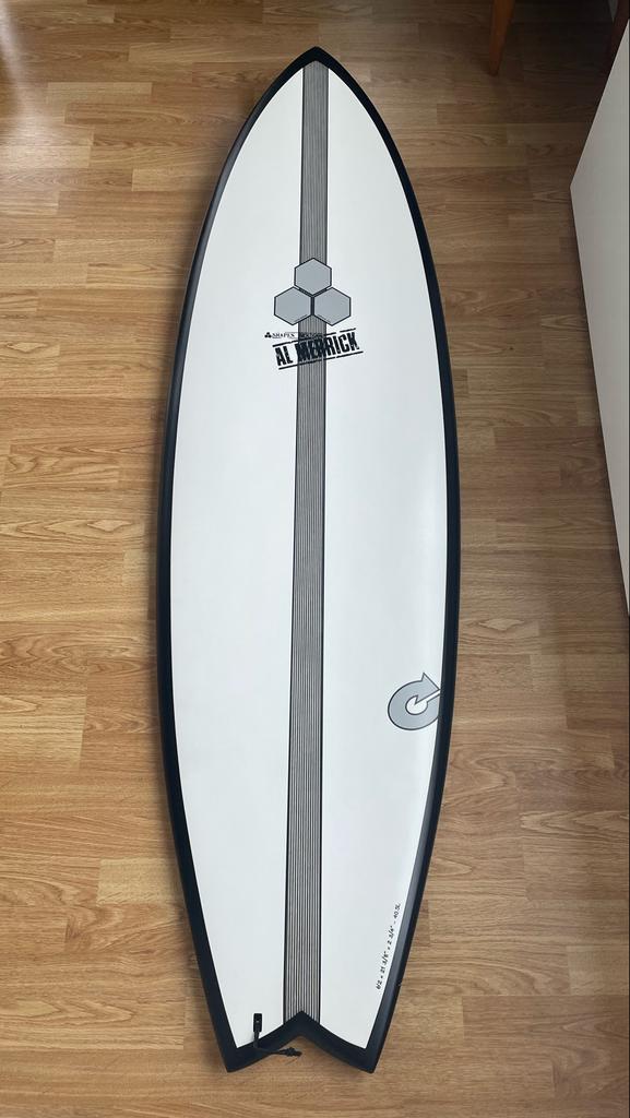 Torq Pod Mod 6’2 (40,5L) + vinnen, leash, boardbag, Ophalen, Zo goed als nieuw, Shortboard, Met koord