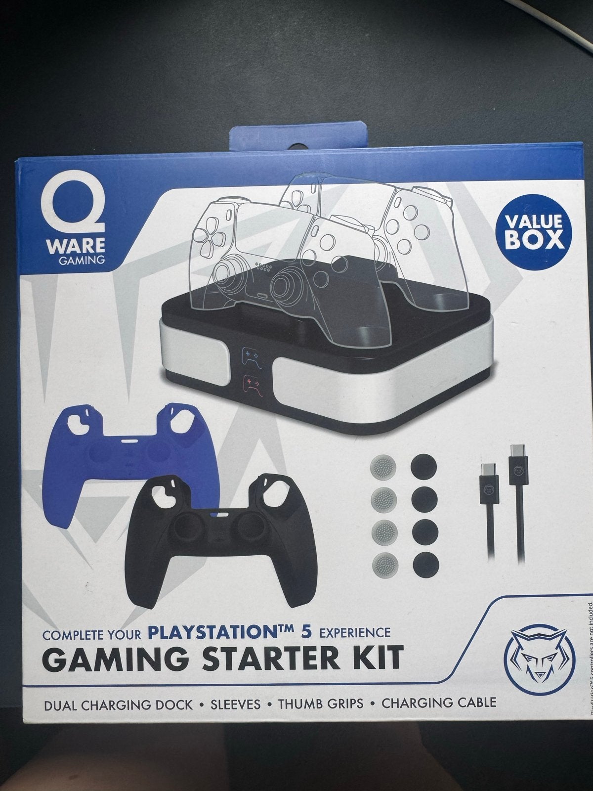 PS5 Gaming Starter Kit - Dual Charging Dock & Accessoires, 2 spelers, Ophalen, Nieuw