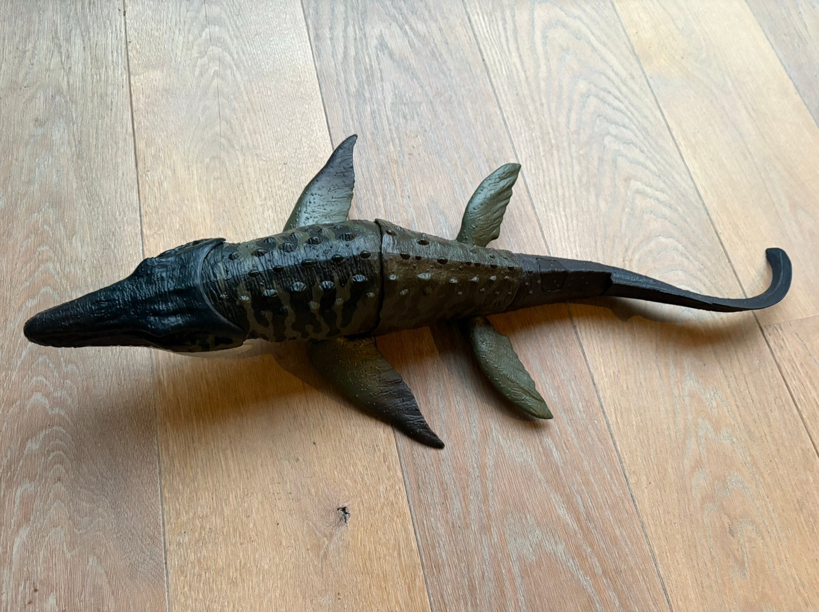 Jurassic world rebirth mosasaurus 65cm, Ophalen, Zo goed als nieuw