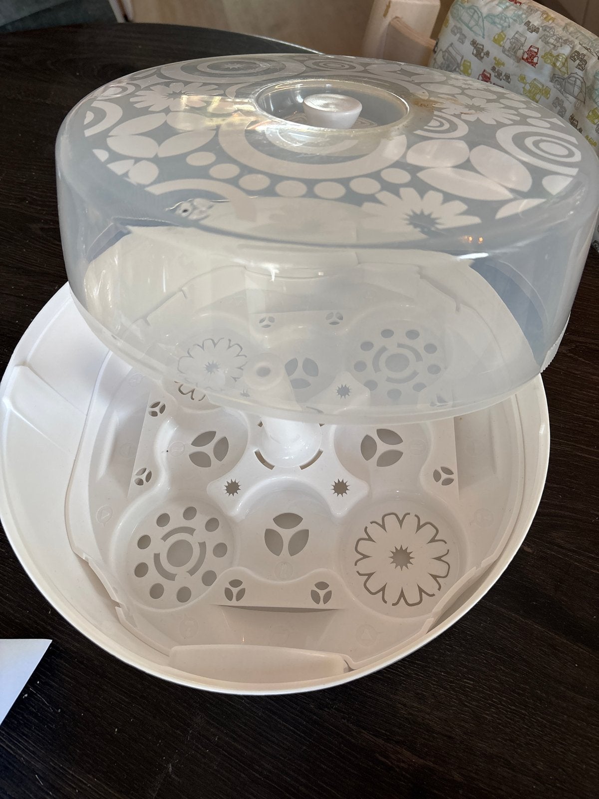 Magnetron sterilisator voor babyflessen - difrax, Ophalen of Verzenden, Zo goed als nieuw, Sterilisator, Overige merken