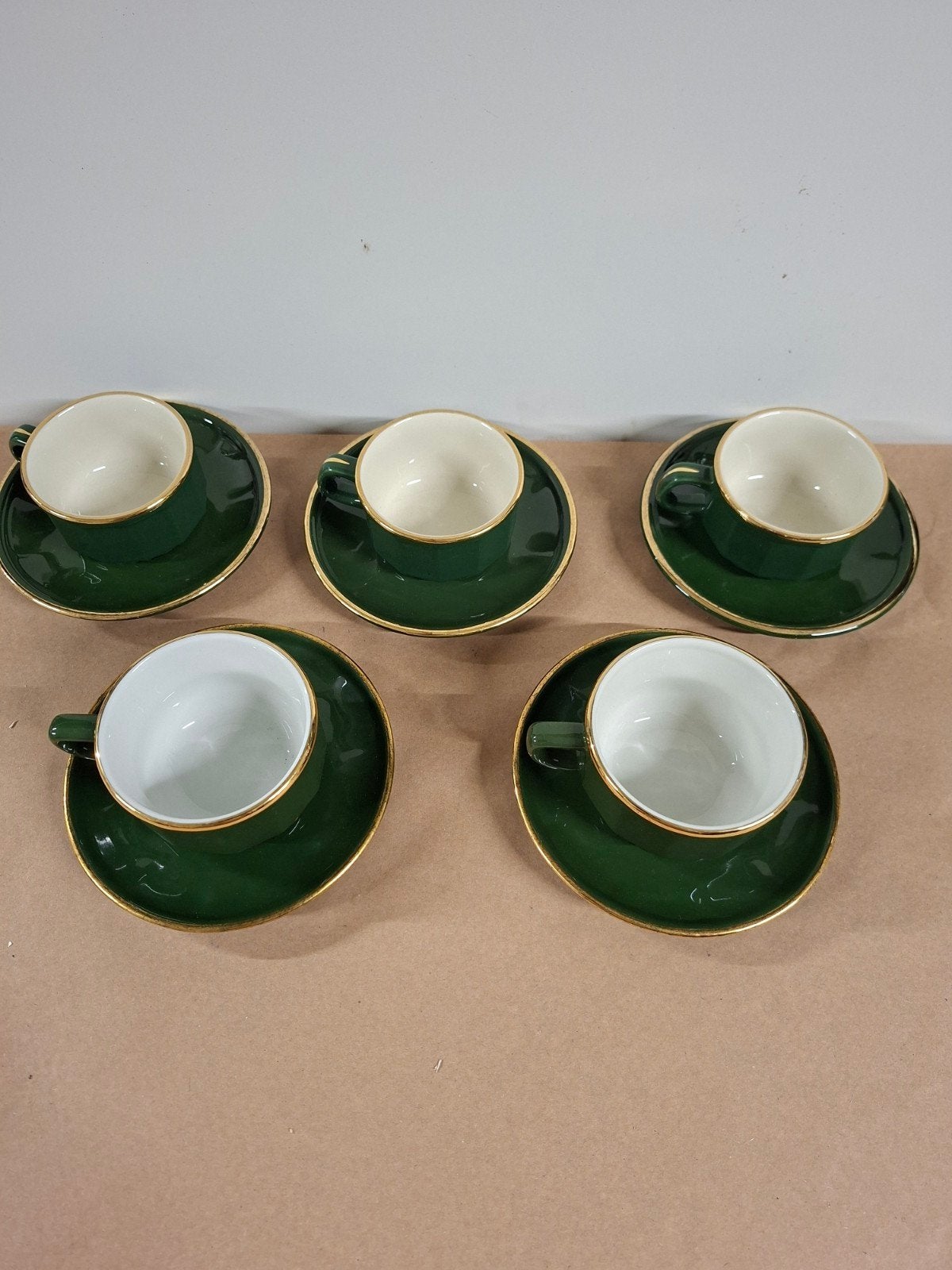 Set van 5 Apilco Verbeelen Antwerpen kop en schotels, Ophalen of Verzenden