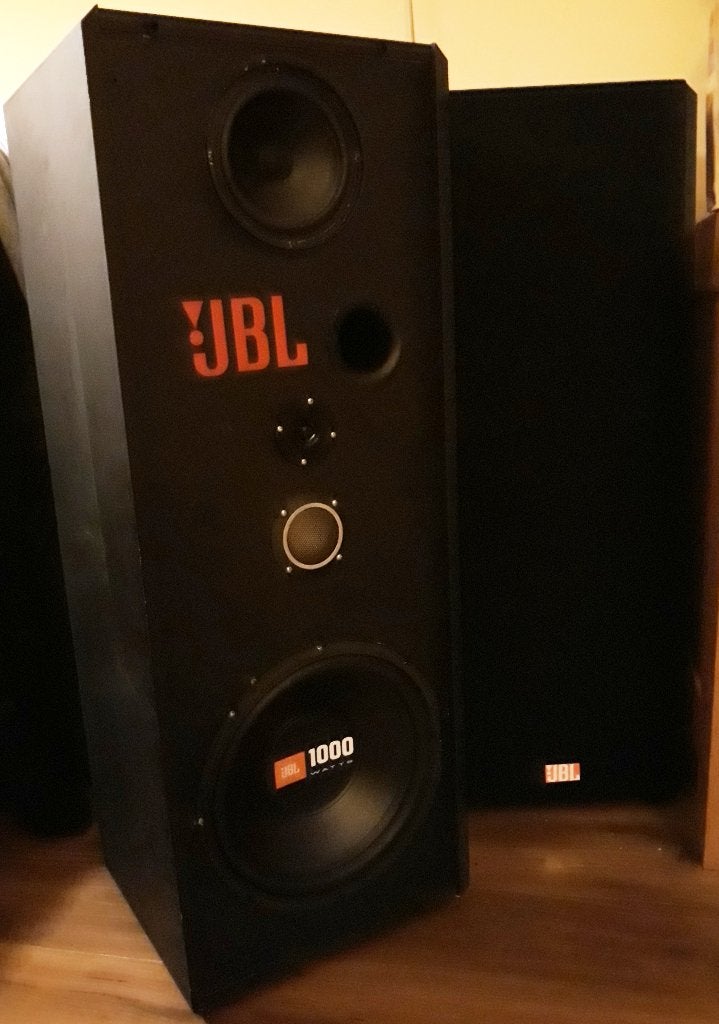 2 prachtige, grote, zware mooie 1000 Watt JBL speakers, Vloerstaande luidspreker, Gebruikt, JBL, Basreflex