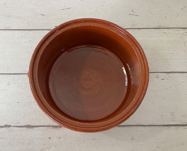 Franse terracotta pot kookpot braadpot met deksel, Ophalen of Verzenden