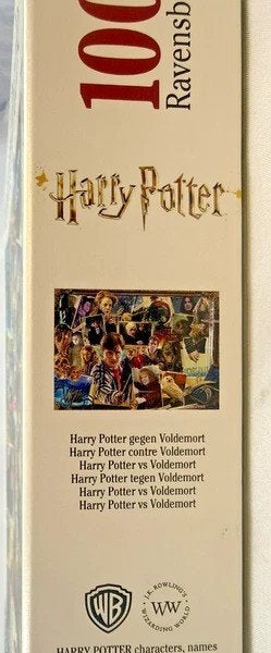 Ravensburger puzzel Harry Potter Tegen Voldemort 1000 st., Verzenden, 500 t/m 1500 stukjes, Zo goed als nieuw, Legpuzzel