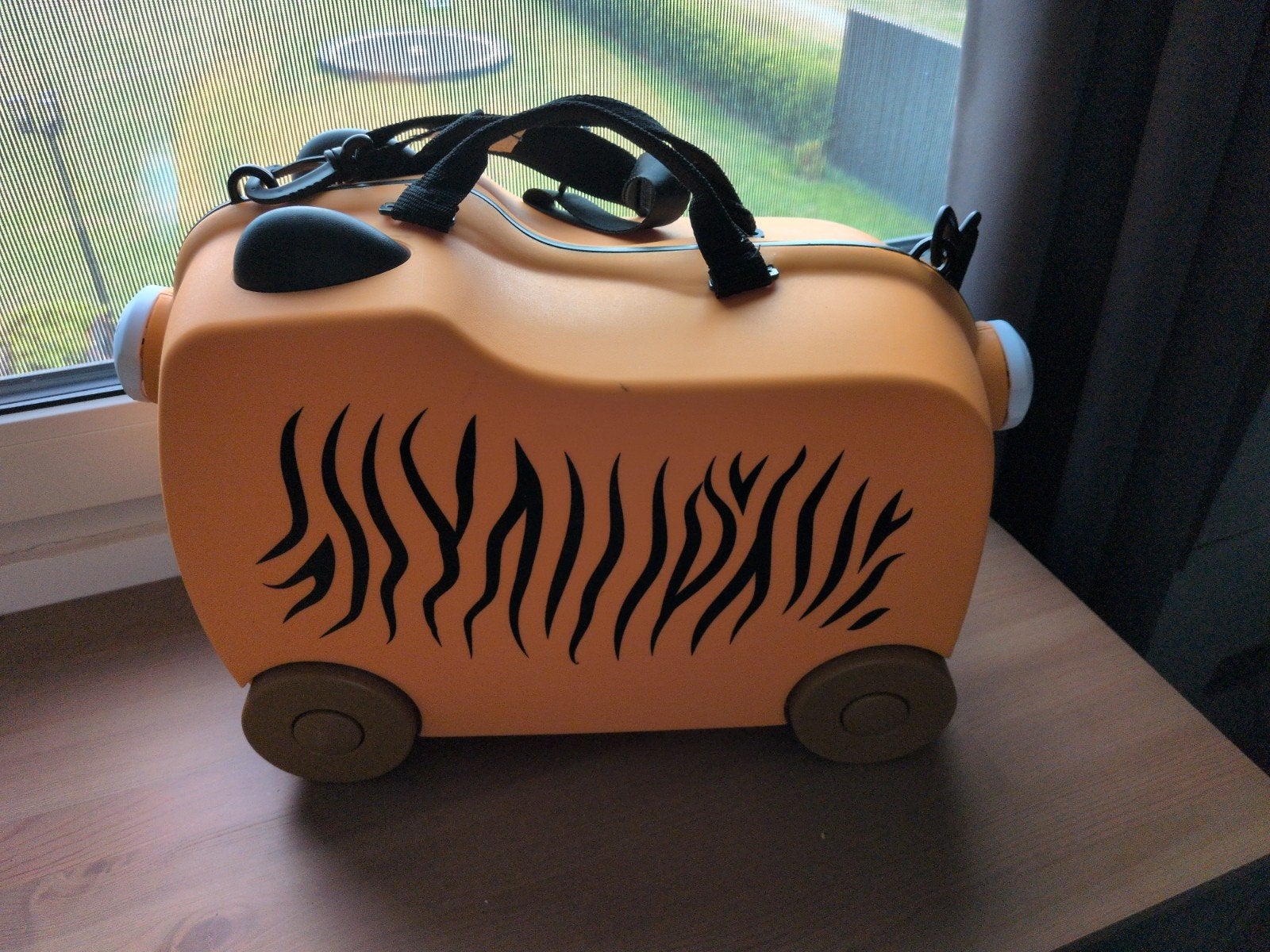 Topmove Kinderkoffer Tijger - Oranje met Wieltjes, Sieraden, Tassen en Uiterlijk, Koffers, Gebruikt, Hard kunststof, Minder dan 50 cm