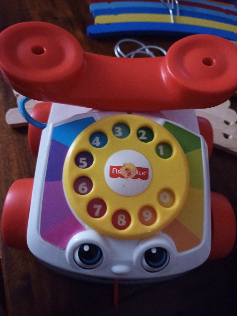 Fisher Price telefoon., Ophalen, Gebruikt, Auto