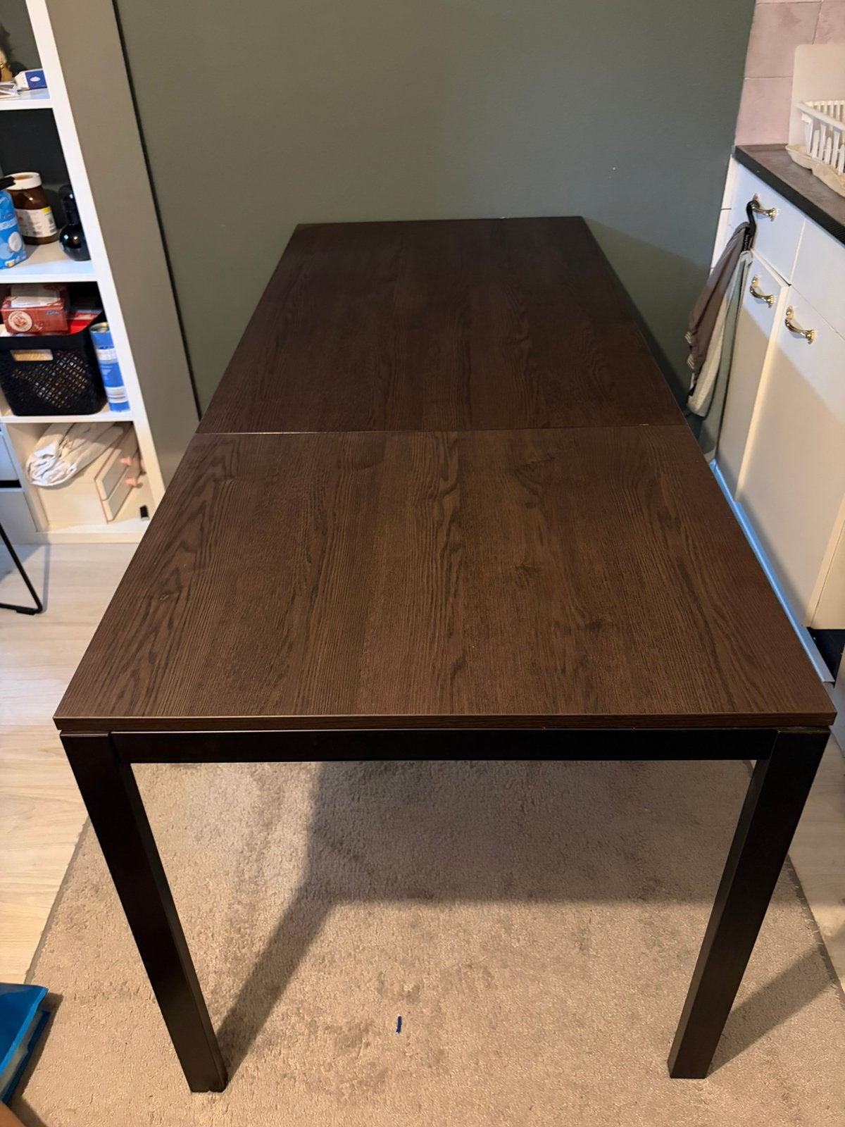 IKEA BJURSTA tafel, Ophalen, 100 tot 150 cm, 50 tot 100 cm, Zo goed als nieuw