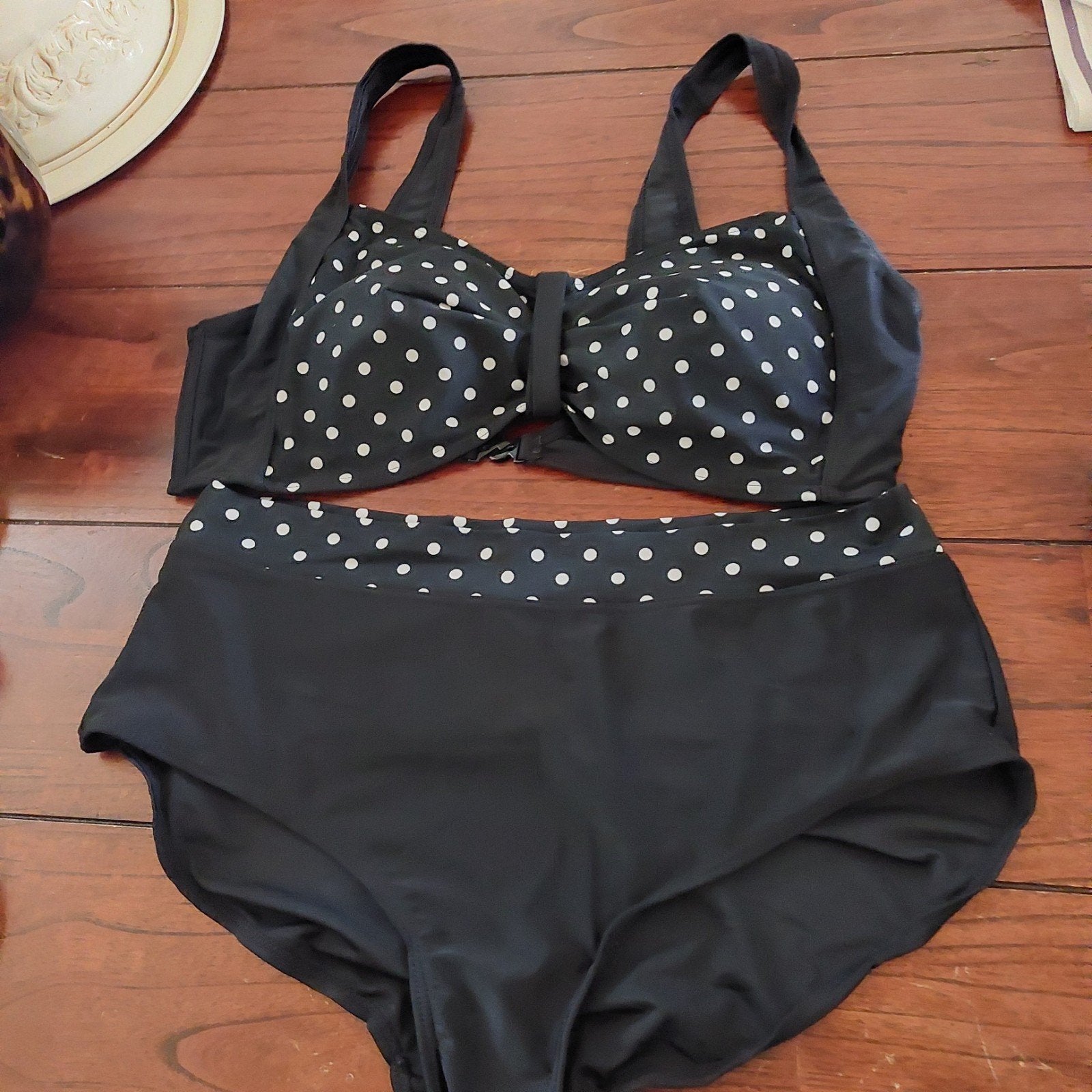 Bikini in de maat 48C., Verzenden, Zo goed als nieuw, Zwart, Bikini