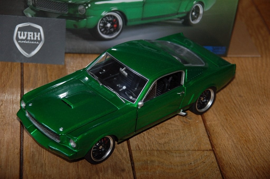 1:18 FORD MUSTANG GT350 GREEN HORNET GMP WRH, Verzenden, Zo goed als nieuw, Auto, Overige merken