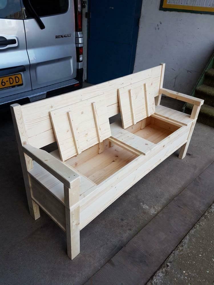 klepbank met armleuning, Huis en Inrichting, Nieuw, 75 tot 100 cm, Ophalen of Verzenden, Rechte bank