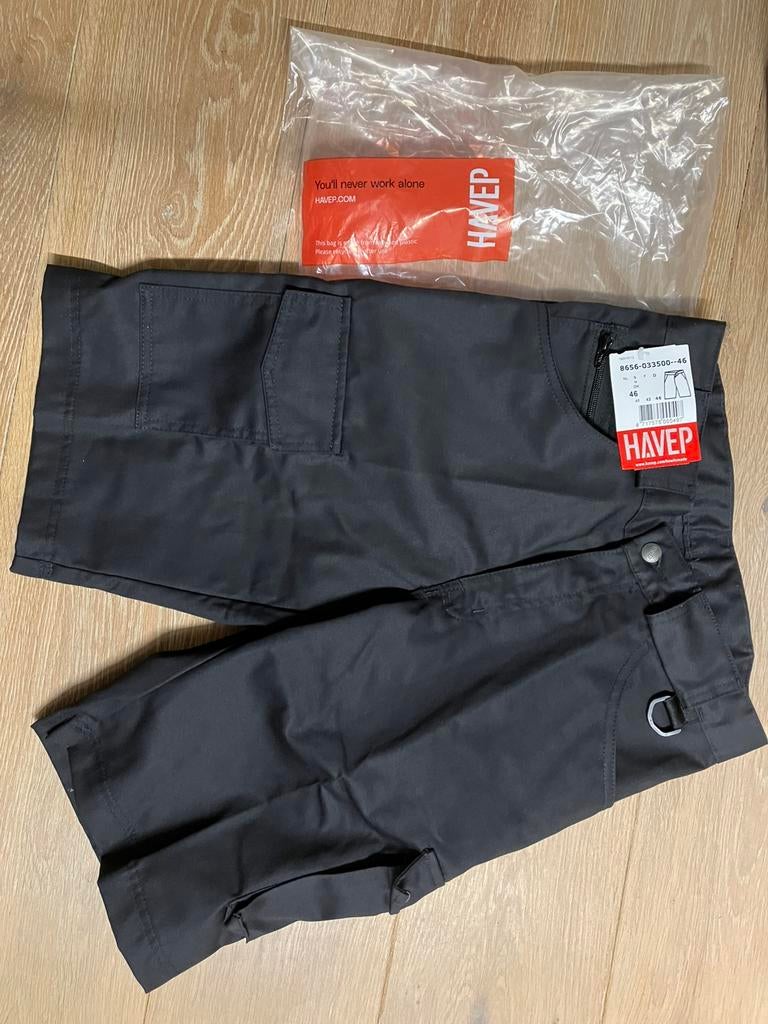 Nieuw! Havep korte Werkbroek - bermuda- zwart maat 46, Tuin en Terras, Werkkleding, Ophalen of Verzenden, Nieuw, Broek