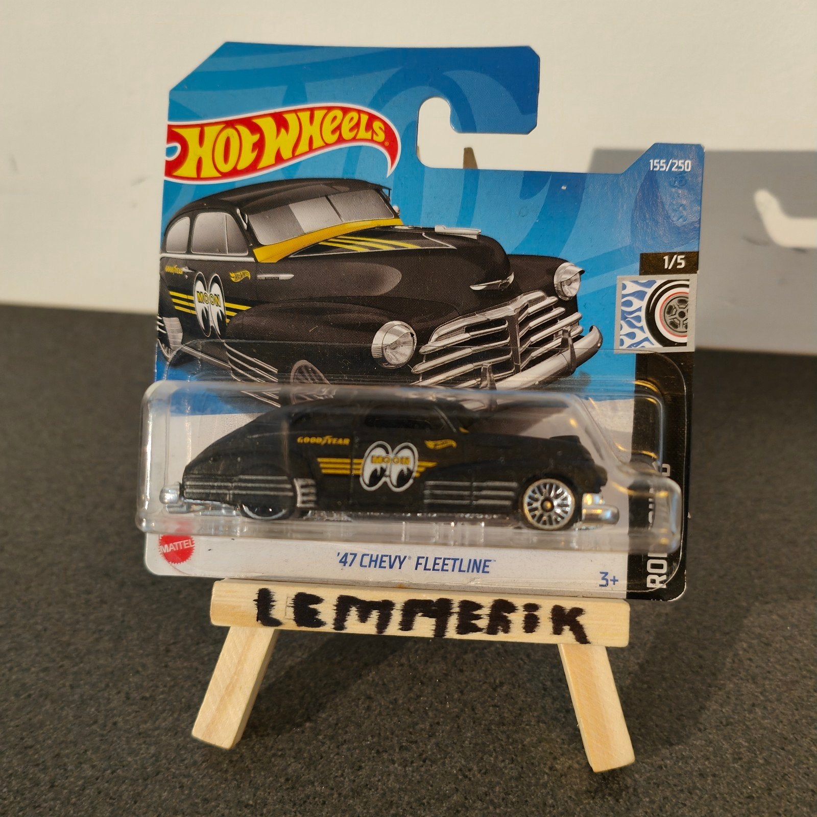 Hot Wheels '47 Chevy Fleetline - Zwart (155/250), Ophalen of Verzenden, Nieuw, Auto