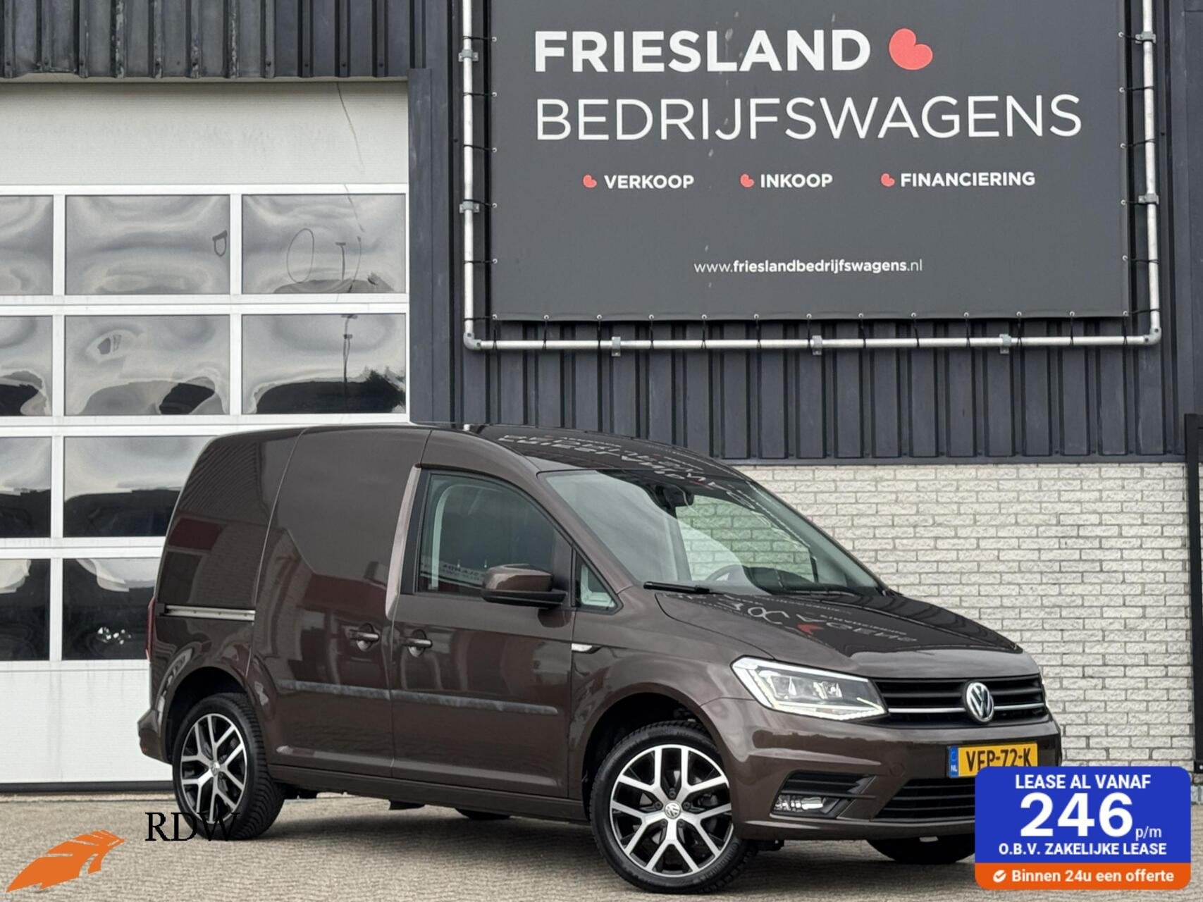 Volkswagen Caddy 2.0 TDI 185pk BMT Exclusive Edition Trekhaa, Stof, Gebruikt, 4 cilinders, Bruin