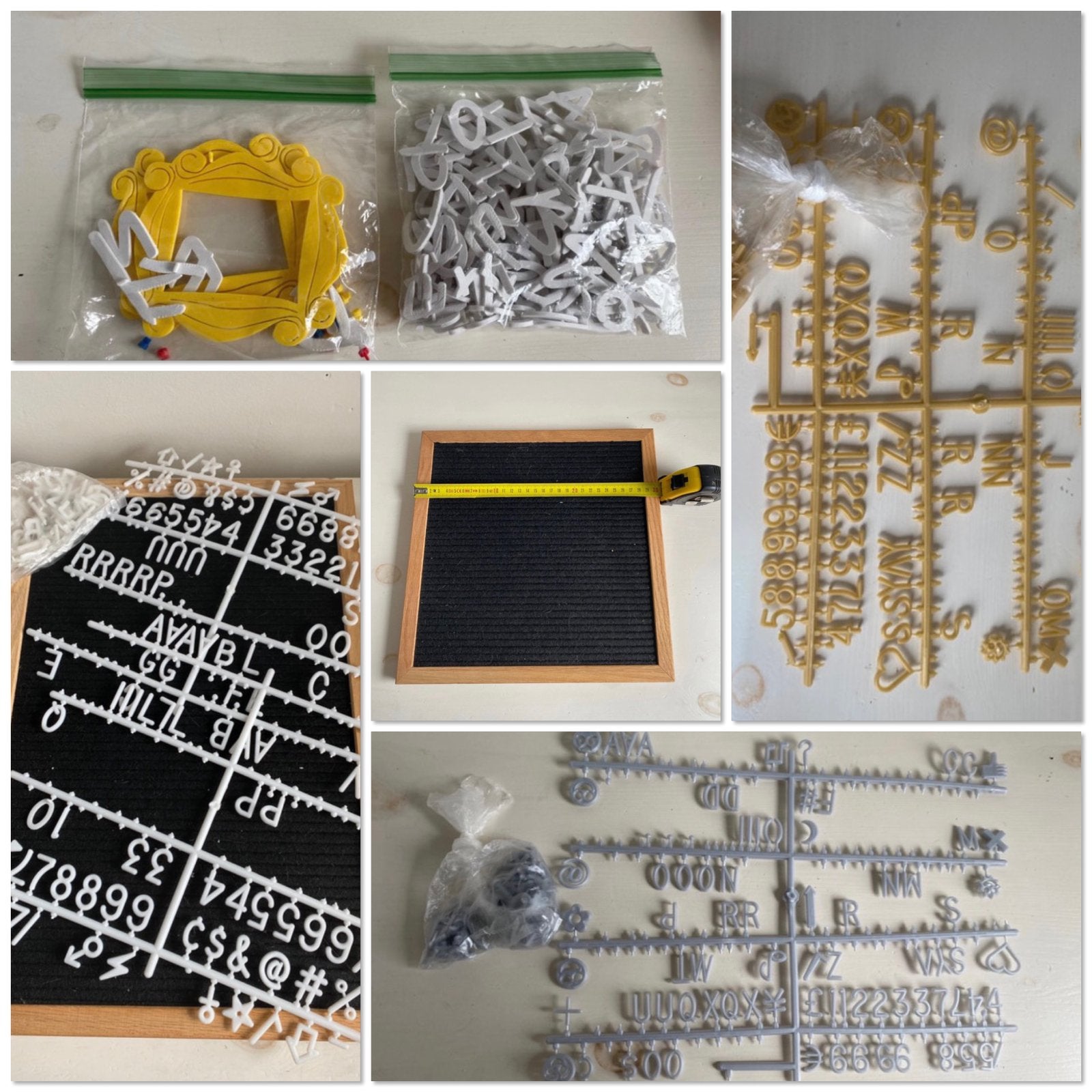 Letterbord set, Ophalen of Verzenden, Zo goed als nieuw, Overige typen