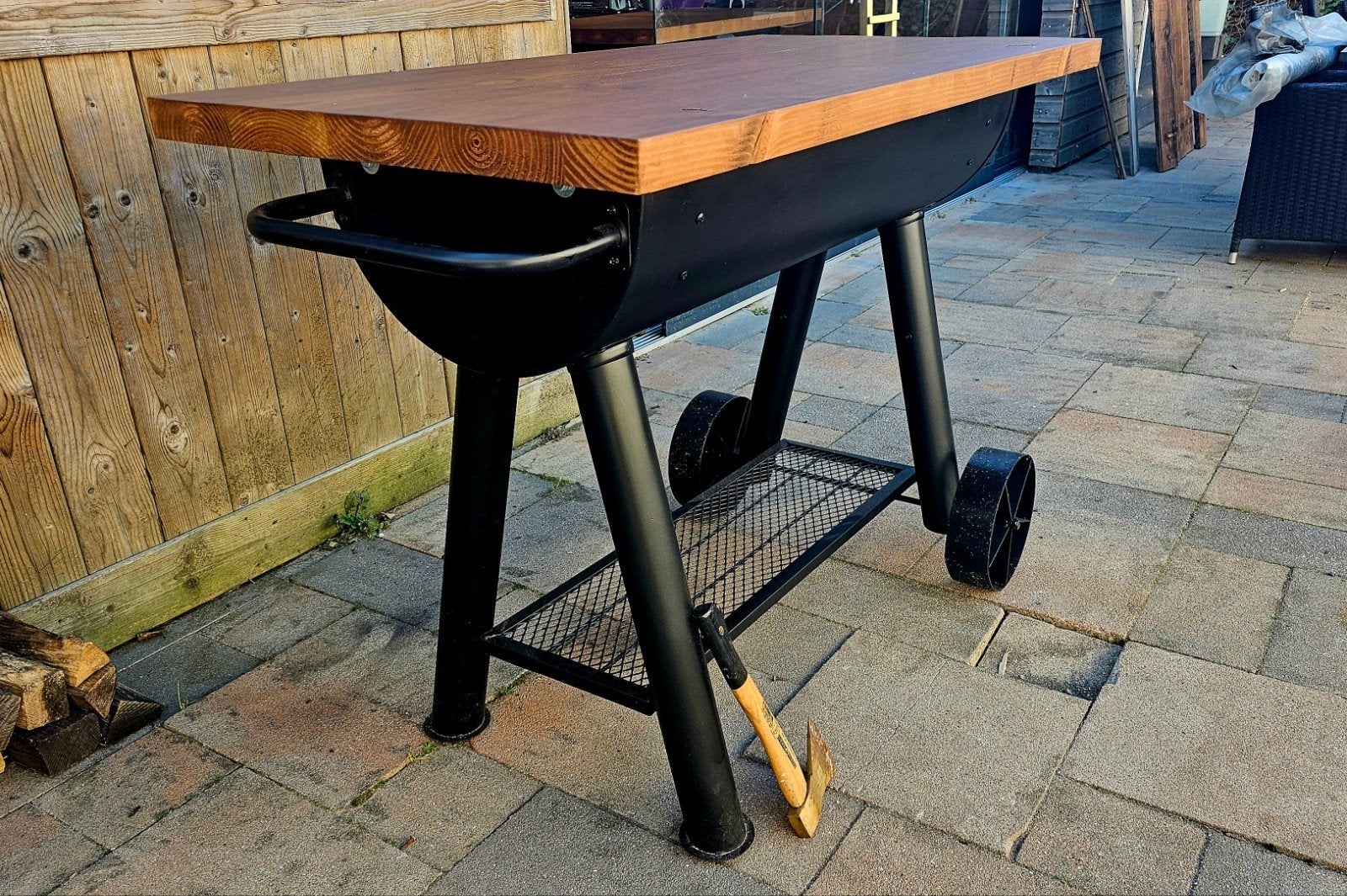 Unieke Smoker BBQ tafel, Ophalen of Verzenden, Nieuw, Houtskool