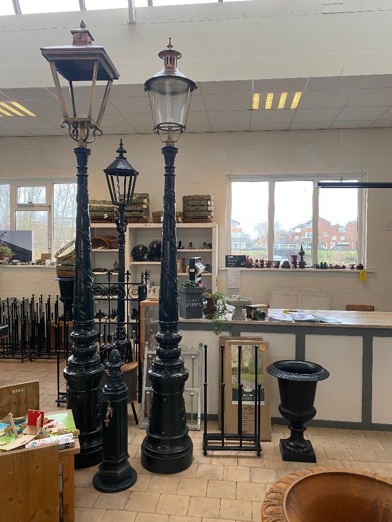 Tuinlantaarn lamp tuin verlichting koper gietijzer, Ophalen of Verzenden, Nieuw, IJzer, Overige typen