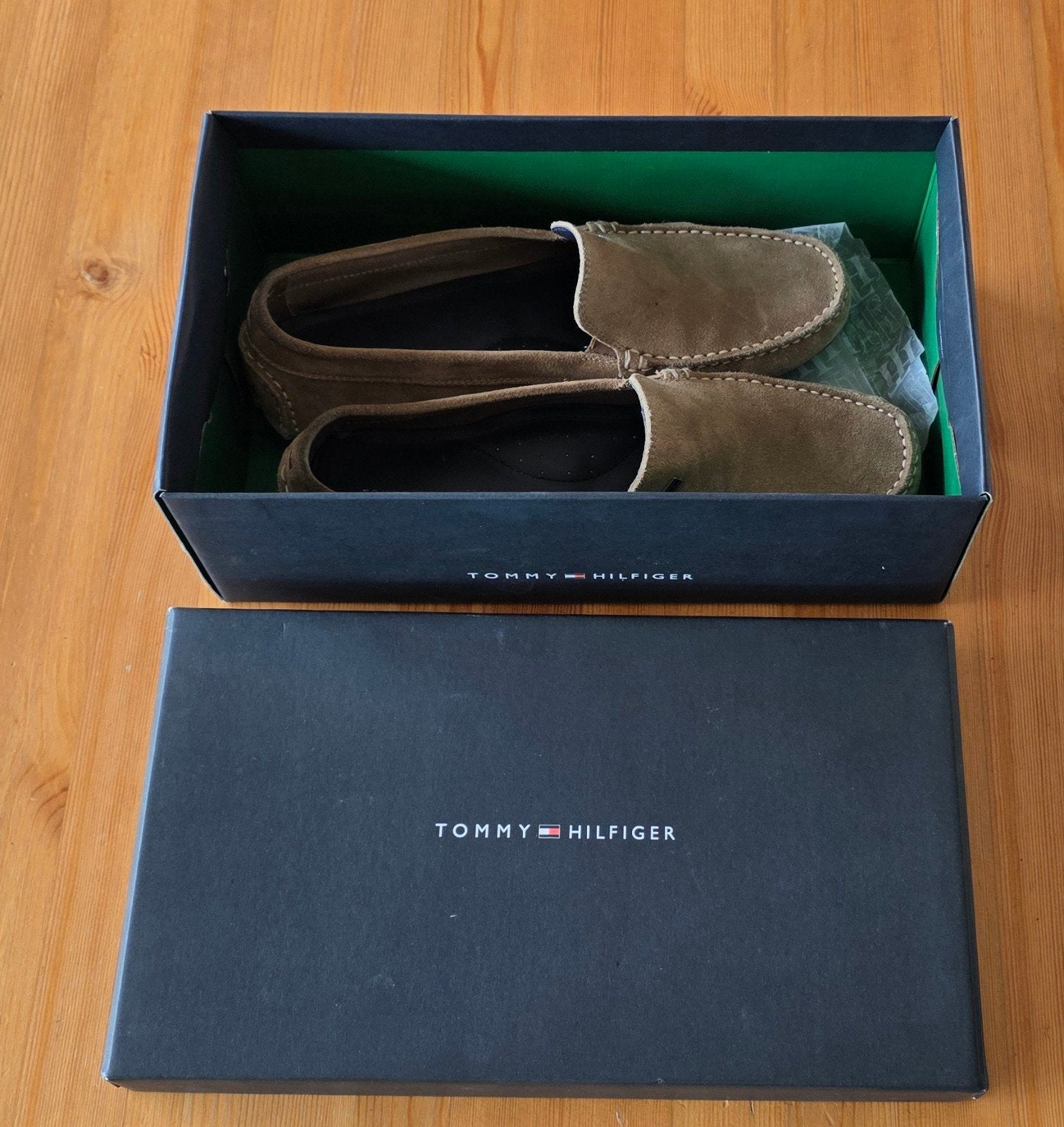 Tommy Hilfiger Loafers - Maat 44, Bruin, Tommy Hilfiger, Gedragen, Loafers