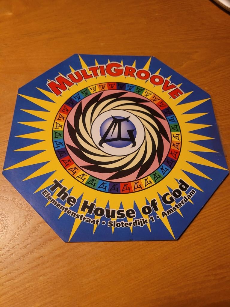 Multigroove flyer ( hardcore gabber thunderdome ), Verzamelen, Overige Verzamelen, Ophalen of Verzenden