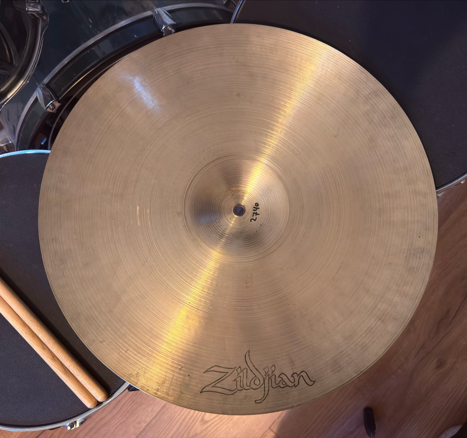 Zildjian Hollow Logo 20" Ping Ride USA Sabian, Muziek en Instrumenten, Ophalen of Verzenden, Gebruikt