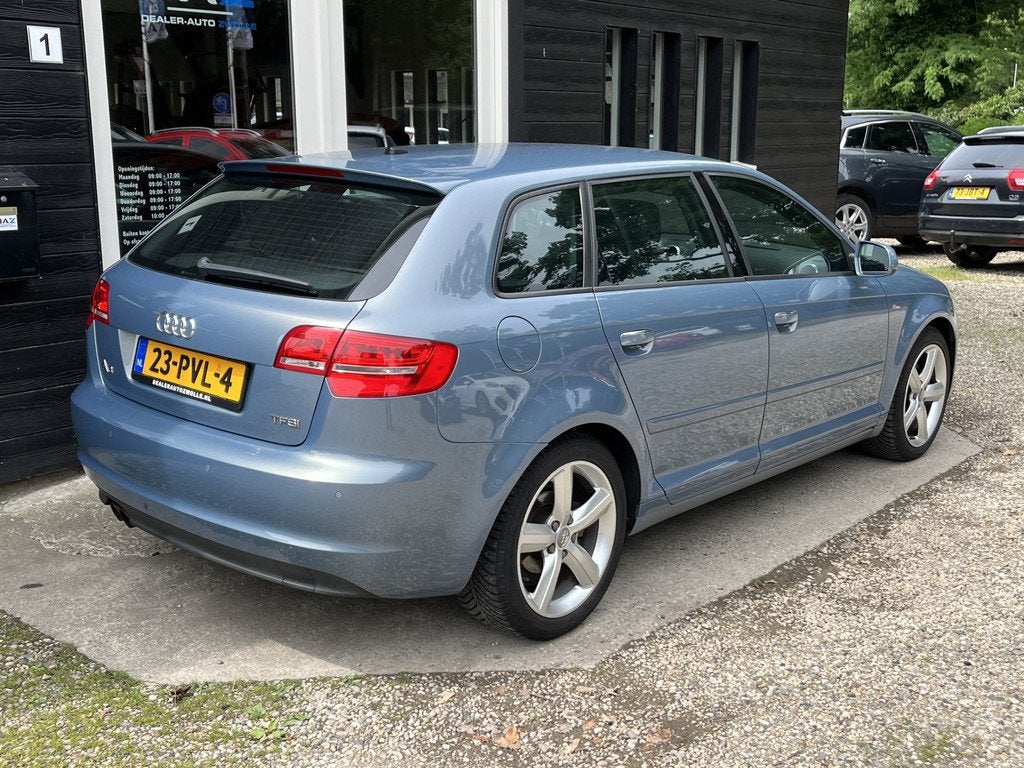 Audi A3 Sportback 1.4 TFSI Ambition Pro Line S 2X S Line/Aut, Auto's, Audi, Euro 5, Gebruikt, Zwart, 4 cilinders