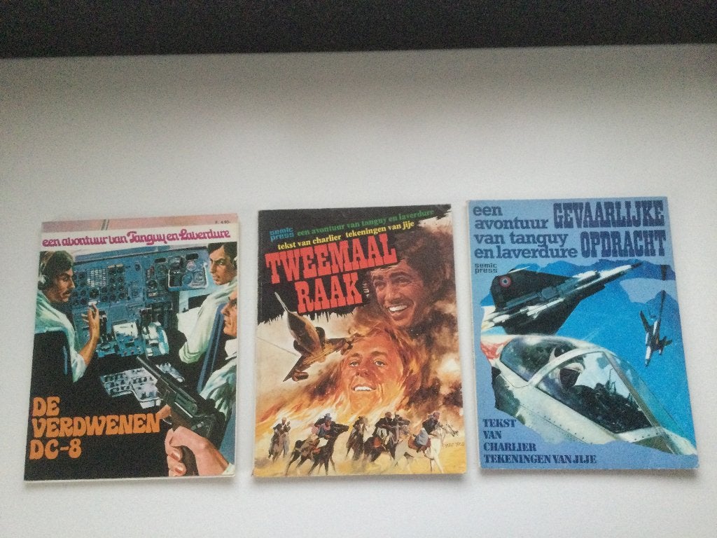 een avontuur van tanguy en laverdure, Meerdere stripboeken, Ophalen of Verzenden, Gelezen