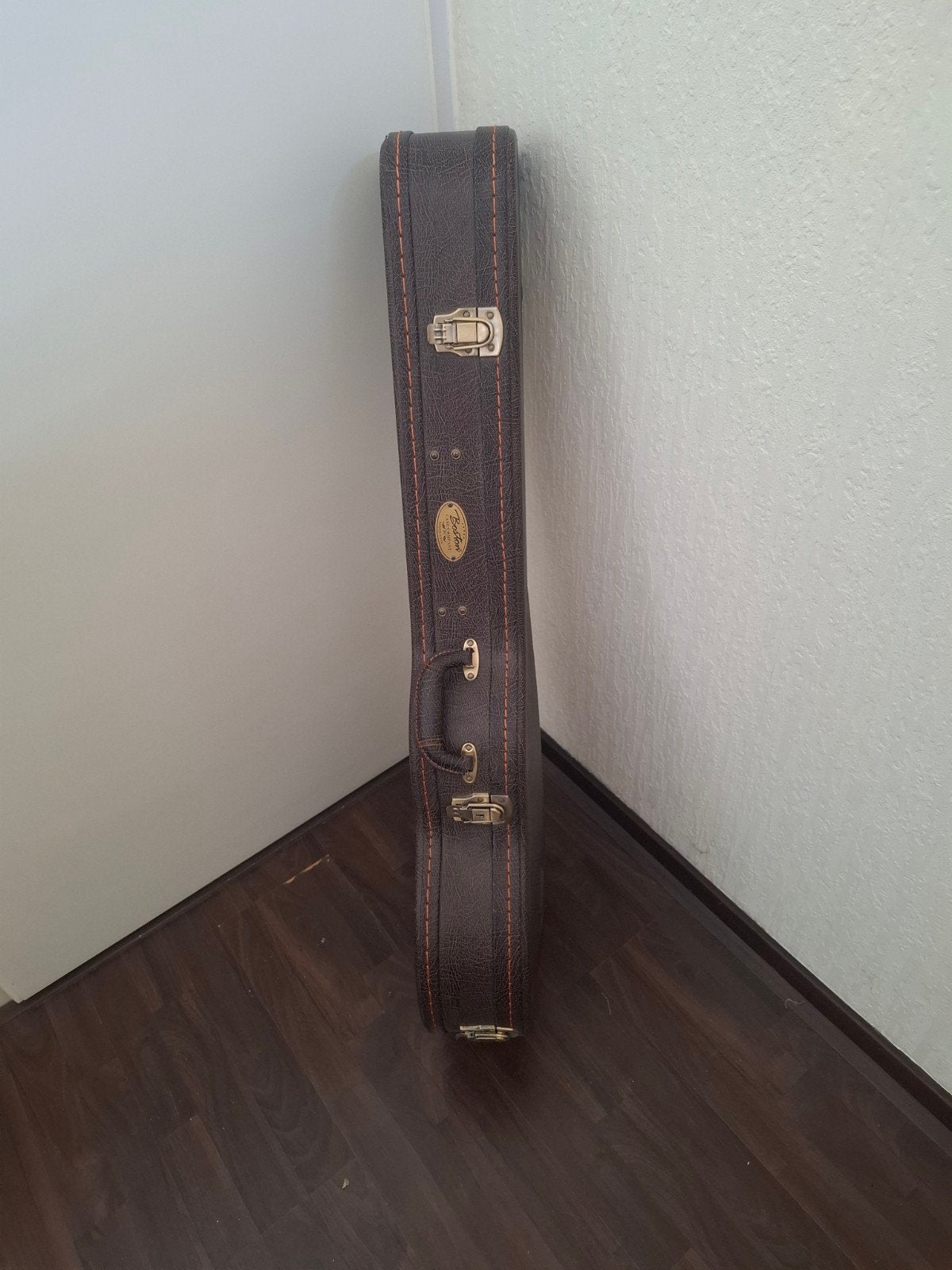 Bruine les paul gitaarkoffer - Zo goed als nieuw, Muziek en Instrumenten, Behuizingen en Koffers, Ophalen, Zo goed als nieuw, Elektrische gitaar