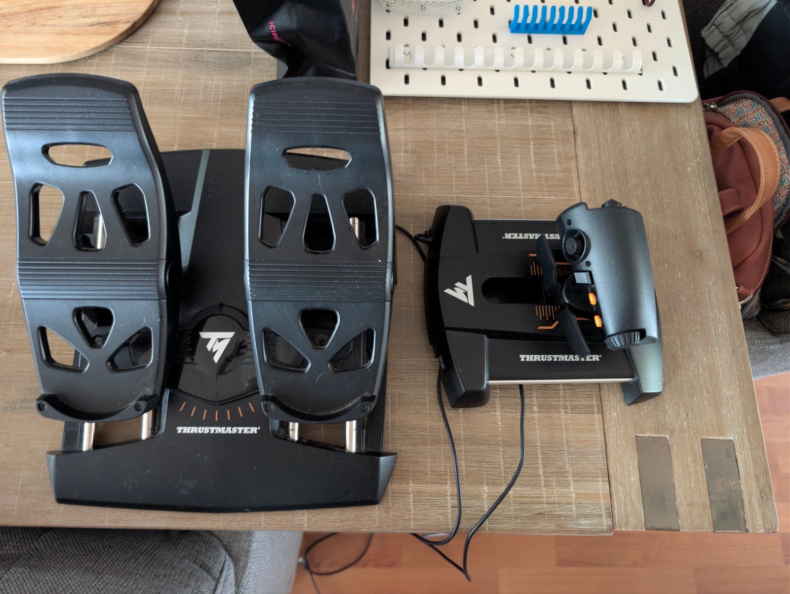 Thrustmaster T.Flight Hotas One & Pedalen, Gebruikt, Ophalen of Verzenden, Thrustmaster, PC