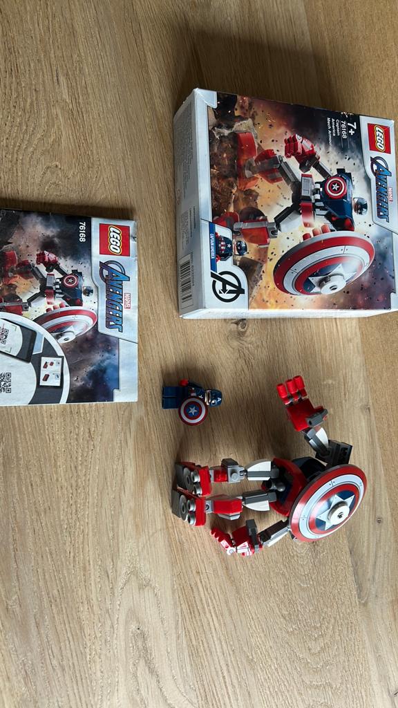 Lego marvel avengers captain america 76168, Ophalen, Compleet, Marvel, Lego