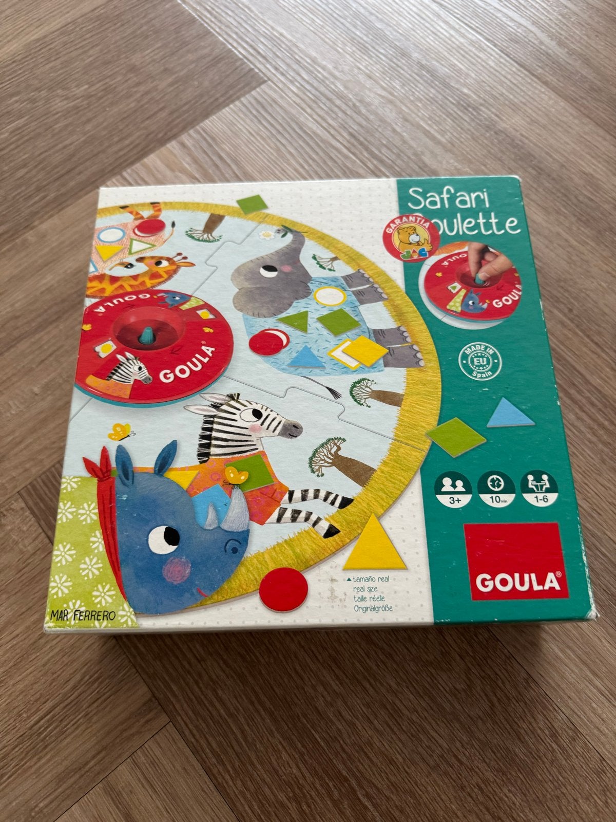 Goula Safari Roulette Educatief Spel, Verzenden, Gebruikt, Ontdekken
