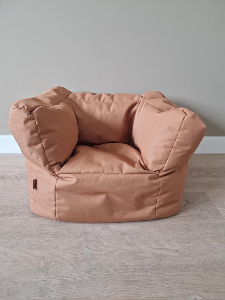 Jollein Zitzak - Comfortabel en Stijlvol voor Kinderen, Ophalen of Verzenden, Zo goed als nieuw, Bruin, Zitzak