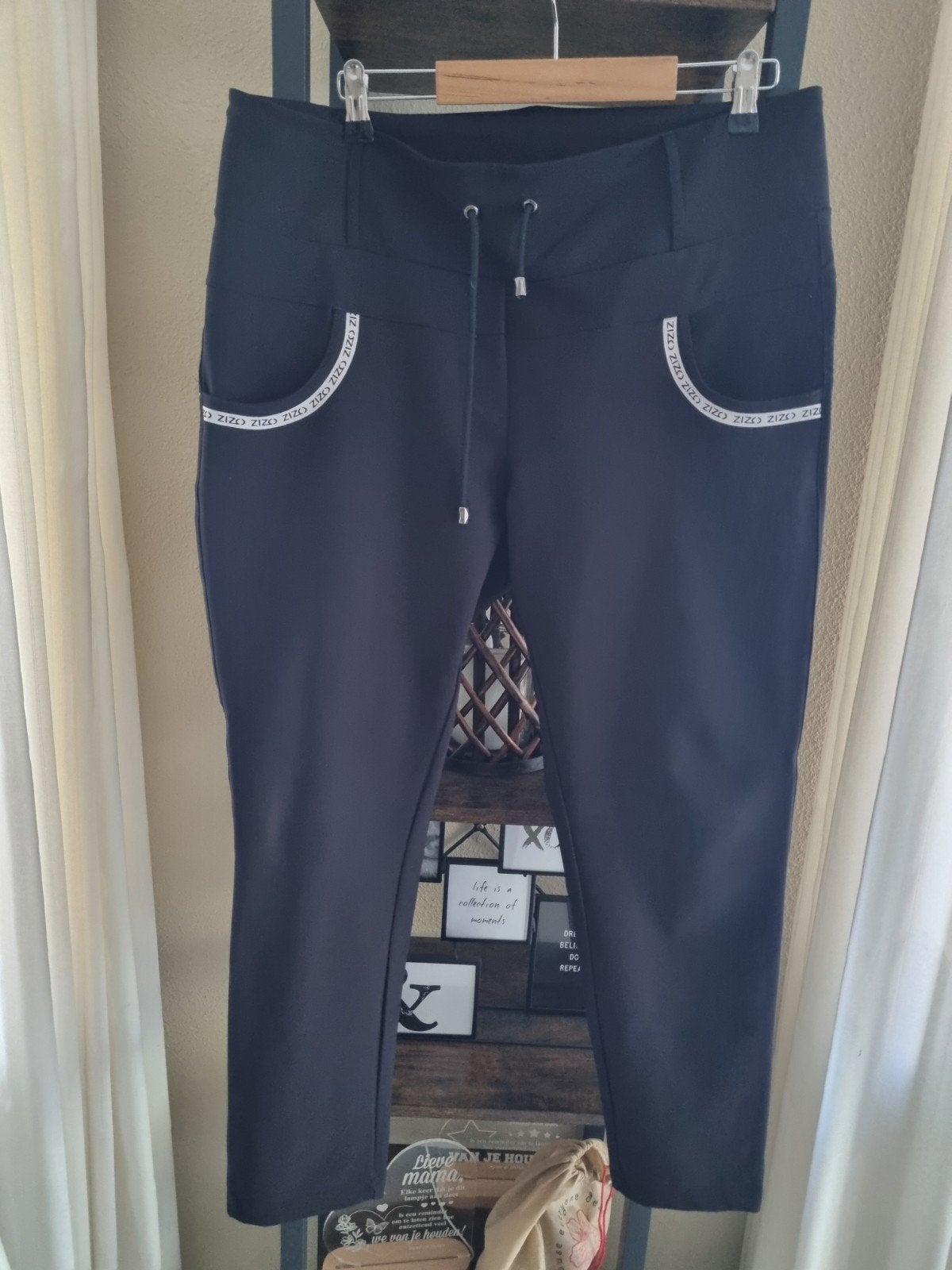 zizo broek maat 42, Kleding | Dames, Zizo, Zwart, Maat 42/44 (L), Ophalen of Verzenden