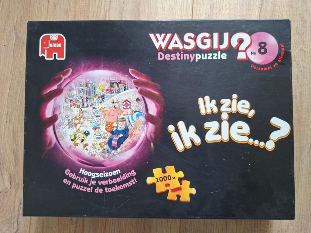 Puzzel Wasgij hoogseizoen 1000 stukjes, Hobby en Vrije tijd, Denksport en Puzzels, Ophalen of Verzenden, 500 t/m 1500 stukjes