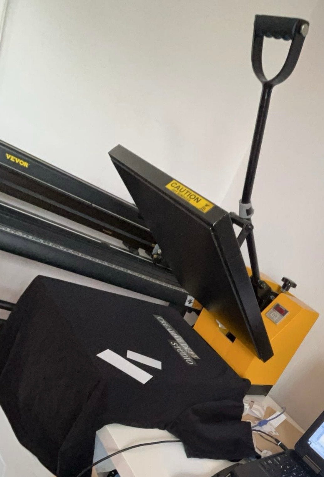 Transferpers  en Vevor snijplotter-Hobby beëindigd, Metaal, Zo goed als nieuw, Machine, Elektrisch