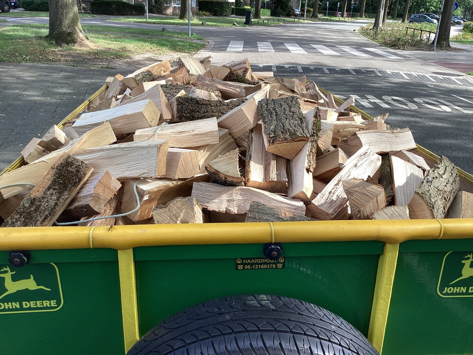 🔥🔥 Haardhout essenhout, pizzaoven hottub droog 🔥🔥, Tuin en Terras, 3 tot 6 m³, Ophalen, Essenhout, Blokken