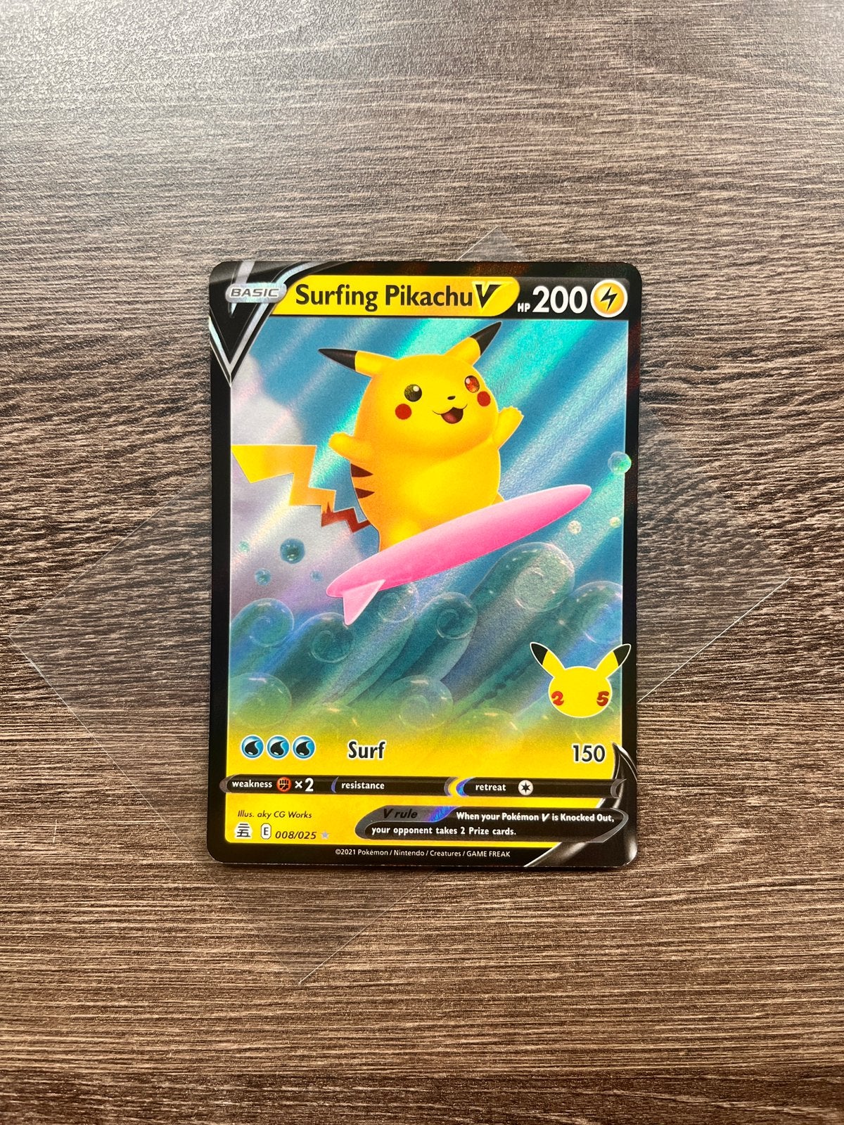Pikachu surfing V cel 008, Ophalen, Zo goed als nieuw