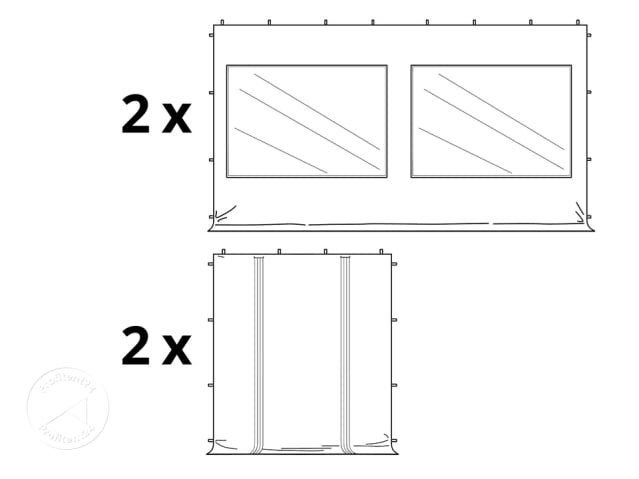 Easy-up tent 6x3 meter - professioneel, Tuin en Terras, Ophalen, Gebruikt, Opvouwbaar, Partytent