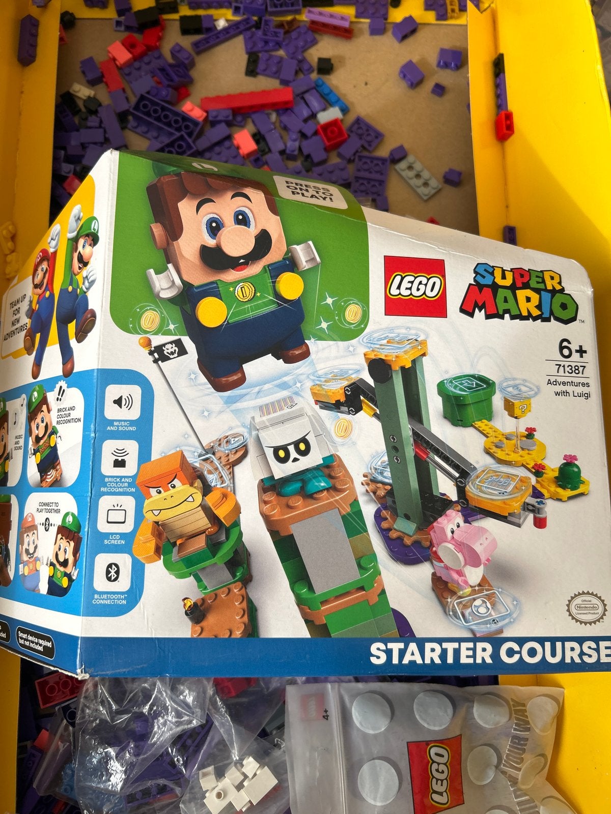 LEGO Super Mario Avonturen met Luigi Starterset 71387, Lego, Nieuw, Ophalen of Verzenden, Complete set