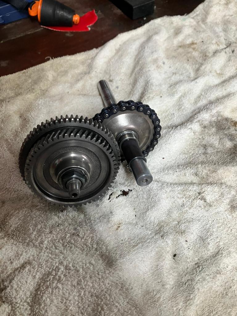 Tomos a35 versnellingsbak, Ophalen