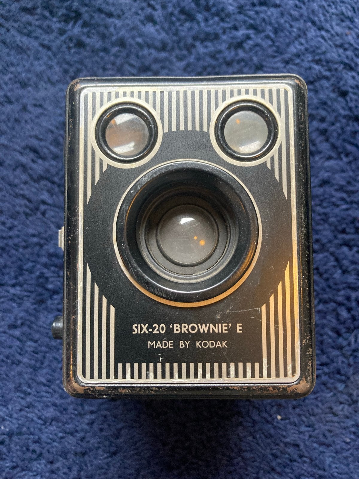 Vintage Kodak Six-20 'Brownie' E Boxcamera - Zeldzaam!, Audio, Tv en Foto, Ophalen, Gebruikt, Compact, Kodak