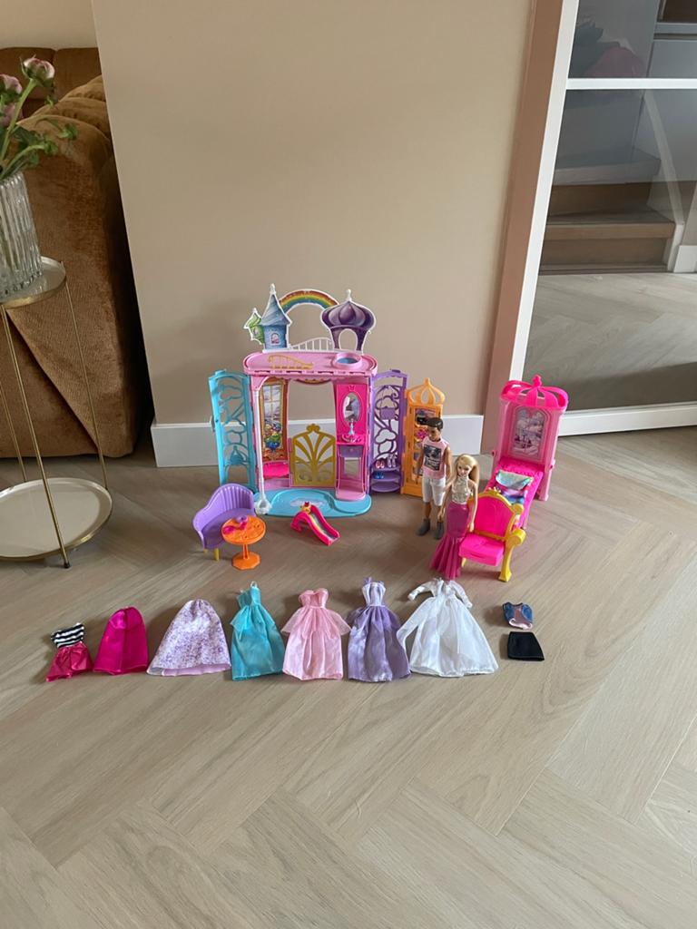 Barbie set, Kinderen en Baby's, Speelgoed | Poppen, Gebruikt, Barbie, Ophalen