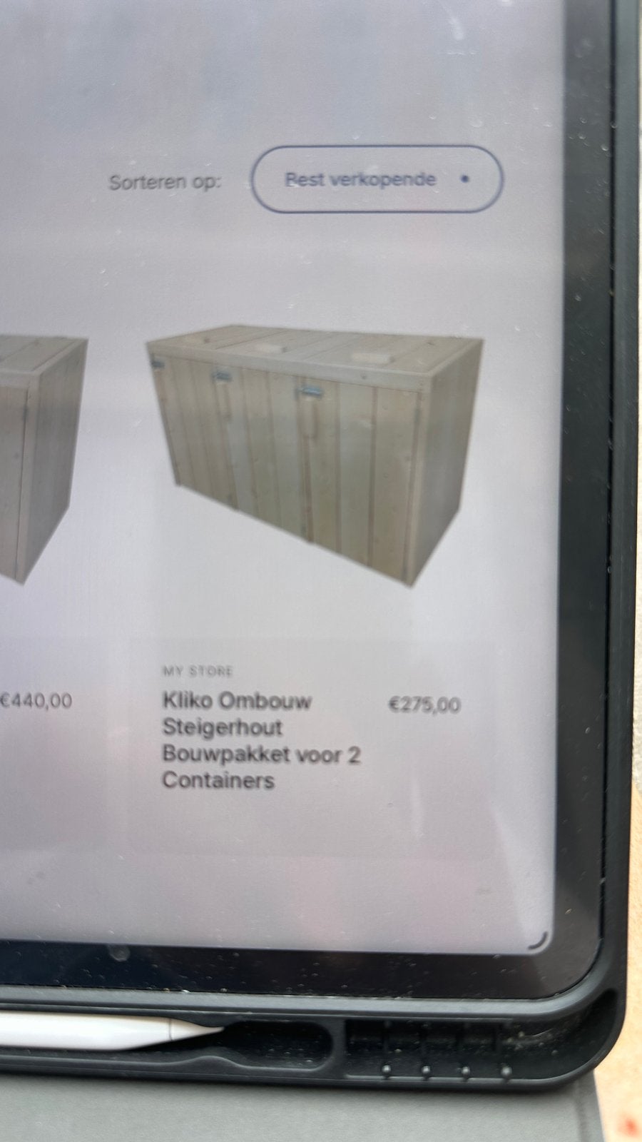 Zelfbouwpakket container ombouw, Ophalen, Nieuw, Hout, Containerberging