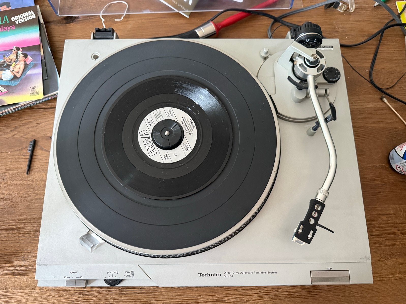 Foto 4 van Technics SL-D2 Direct-Drive Platenspeler - Perfect Werkend