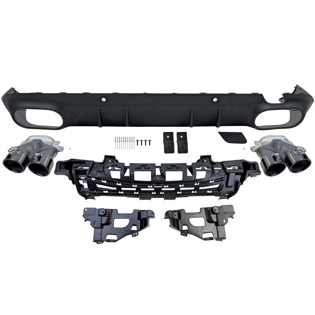 Diffuser + Uitlaat AMG Look Voor Mercedes CLS C257, Verzenden, Automotive Parts, A.parts@hotmail.nl, Trasmolenlaan 12 3447 GZ Woerden
