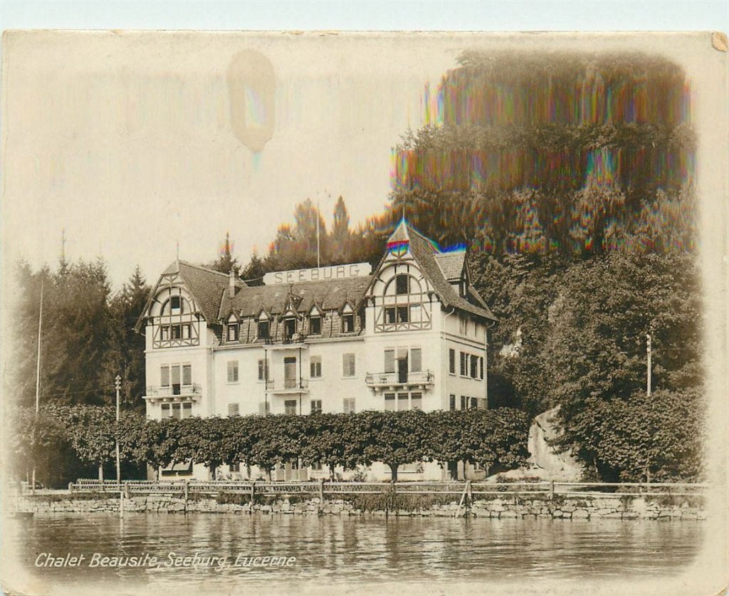 702-026-023 Luzern Chalet Beausite Seeburg, Verzenden, Voor 1920, Overig Europa