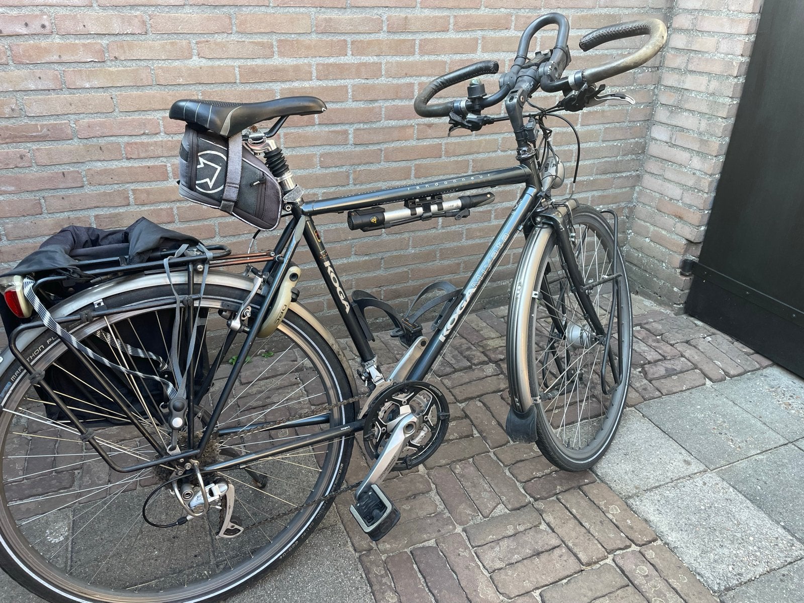 Koga Miyata Randonneur Chromoly Toerfiets, 28 inch, Gebruikt, Velgrem, Ophalen of Verzenden