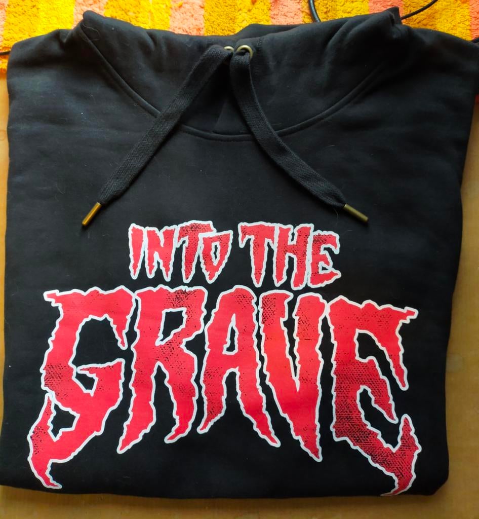 Hooded Sweater Into the Grave festival xl, Ophalen of Verzenden, Nieuw, Maat 56/58 (XL), Zwart