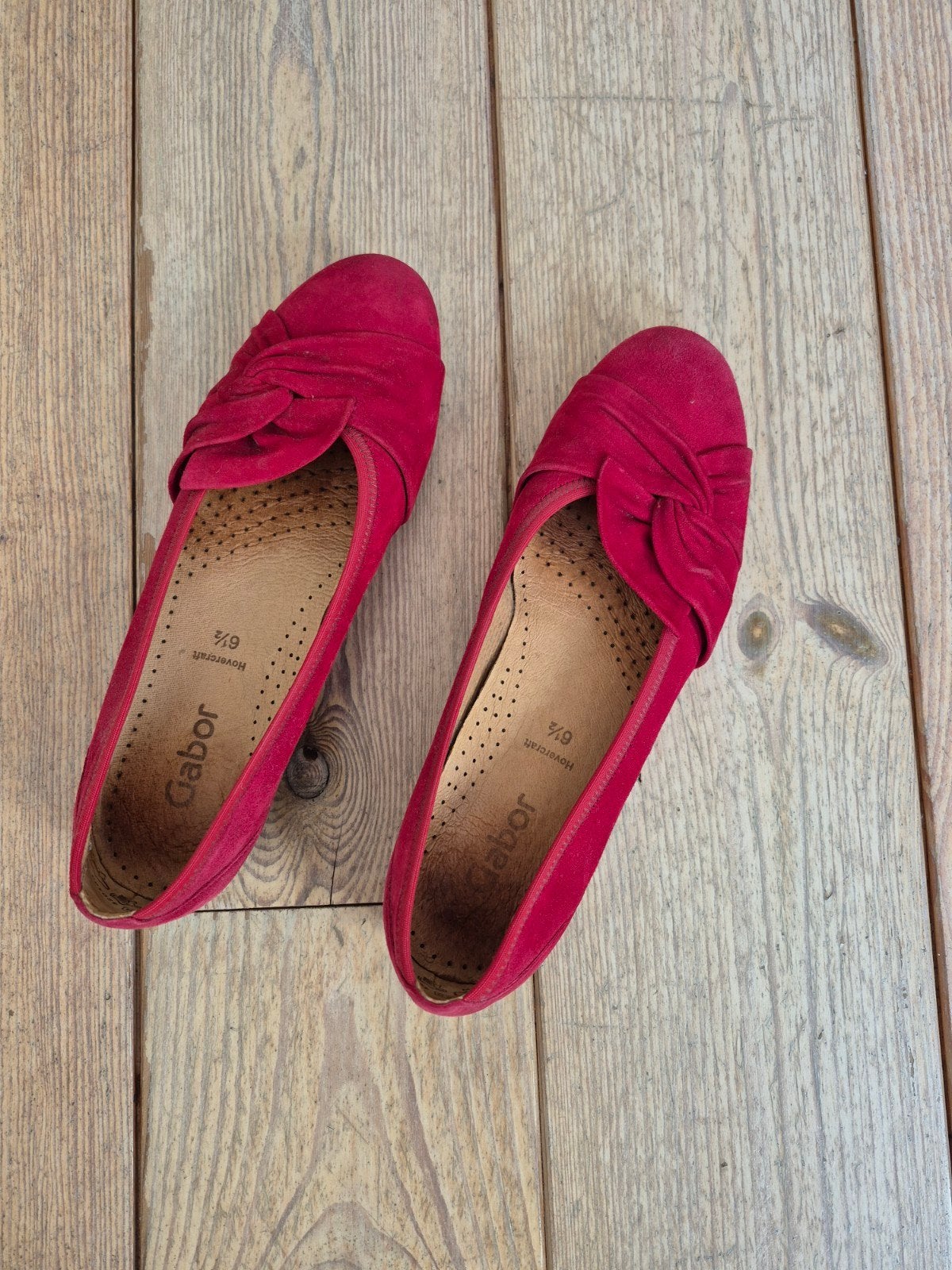 Gabor schoenen rood, maat 6 1/2 (40), Kleding | Dames, Gabor, Gedragen, Rood, Ballerina's