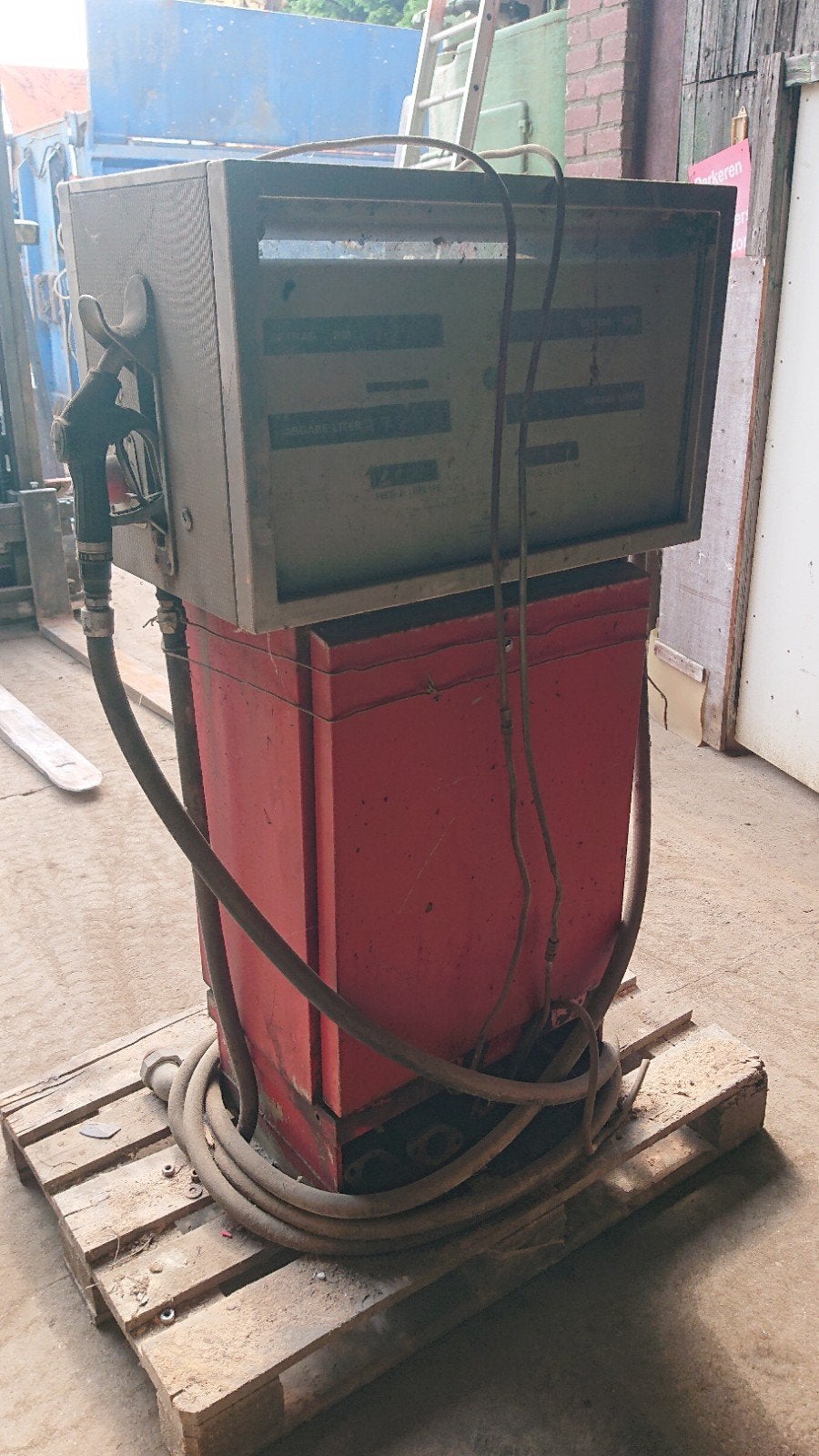 dieselpomp vintage, Ophalen, Gebruikt