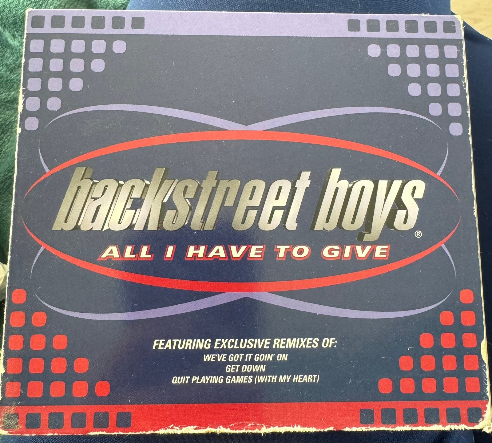 Backstreet Boys Single - all I have to give, Ophalen of Verzenden, 1990 - 1999, Zo goed als nieuw